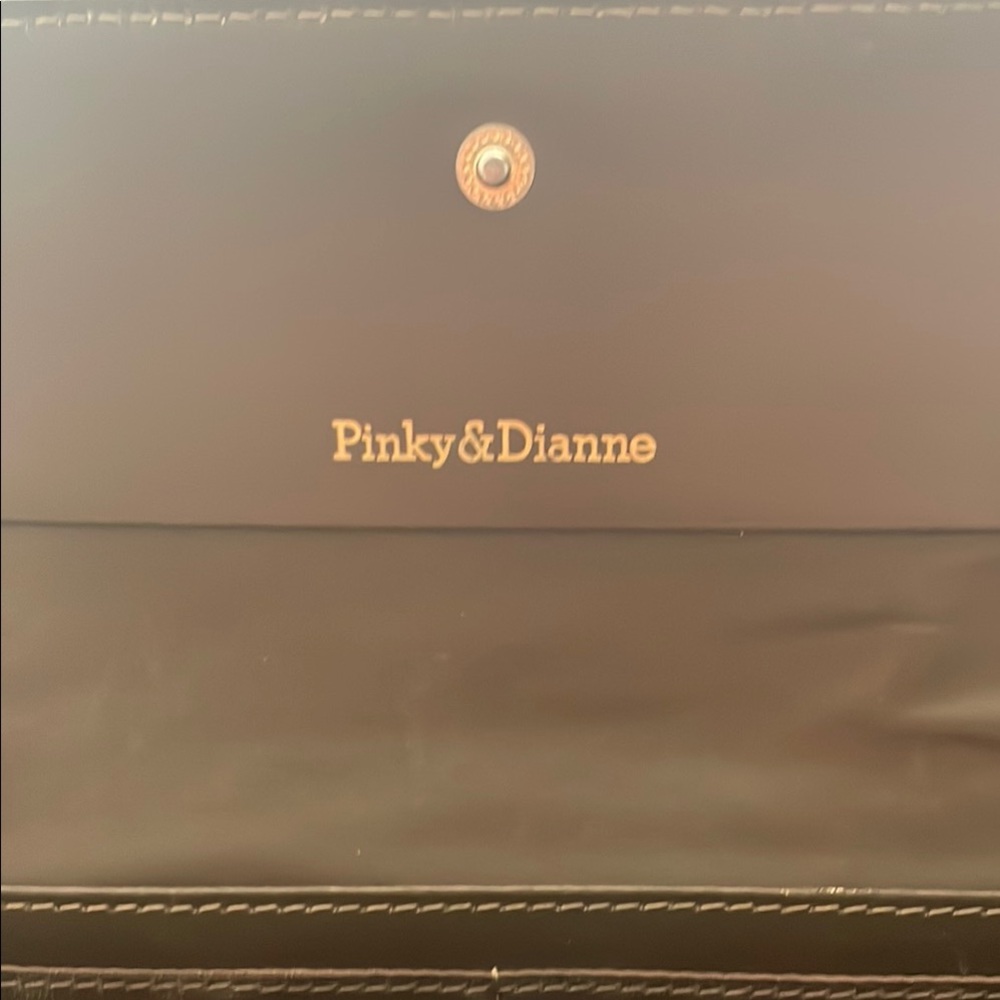 Pinky and Dianne Brown Monogram Wallet - Picture 3 of 11